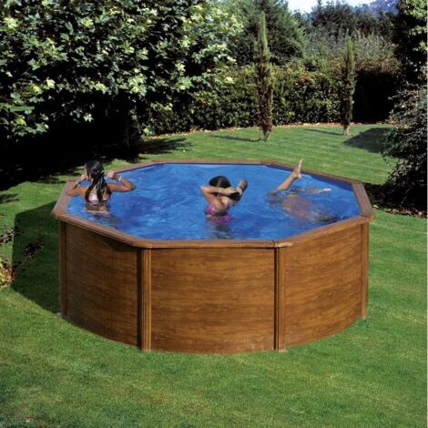 PISCINA REDONDA MADERA - 350X120CM