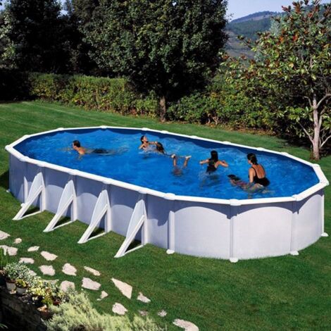 Piscina Atlantis Acero Blanco altura 132 - 1000x550