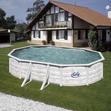 PISCINA GRE FINLANDIA 610X375X120 ASPECTO NORDICO