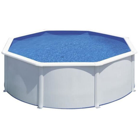 Piscina de superficie GRE Fidji 350x120cm con filtro de arena