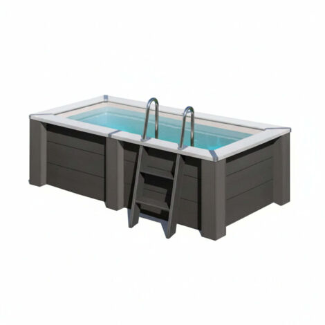 Piscine surélevée en composite Gre rectangulaire KPCOR2814T (315 × 175 × 96 cm) Default Title