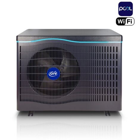 Gre - HPGIC Inverseur WiFi pompe a chaleur piscine efficace et connectée HPGIC75 (75m3) 14 kW