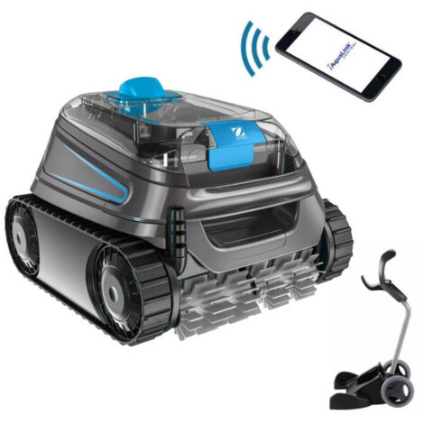 Zodiac – Robot piscine électrique CNX 40 iQ – Nettoyage fond, parois, ligne d'eau – Piscines jusqu'à 12 x 6 m – Câble 18 m – Filtration 150 microns