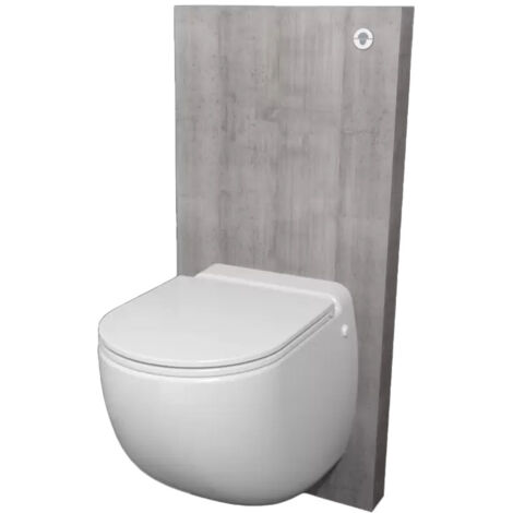 SFA – Cuvette avec broyeur intégrée – Habillage gris ciment – Volume de chasse 1.8/3 L – Installation facile pour espaces confinés