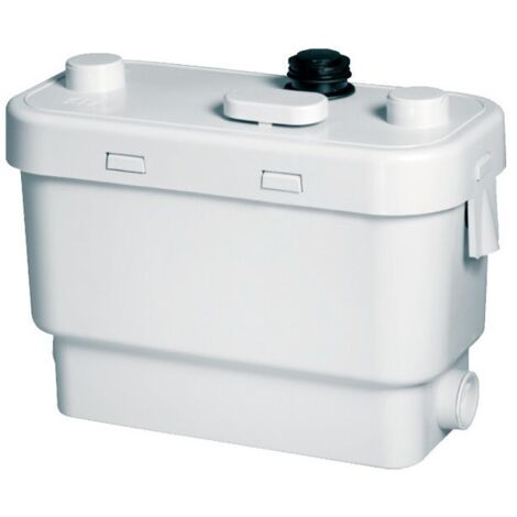 SFA – Pompe d’évacuation des eaux grises – Évacuation verticale 5m – 4 entrées Ø 40mm – Démarrage automatique – Valve anti-retour intégrée