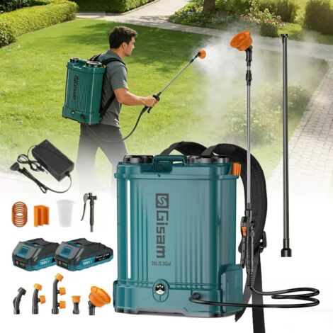 Pulvérisateur électrique 100PIS 20L, grande capacité, 5 buses, adapté à l'arrosage du jardin et de la pelouse, compatible avec batterie Makita 18V (1/5)