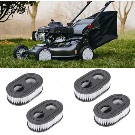 Set di 4 filtri dell'aria di ricambio per tosaerba, accessori per filtri dell'aria per Briggs & Stratton 798452 593260 5432 5432K (1/5)