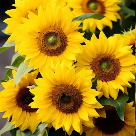 Semi di girasole - 100 semi - Facili da coltivare - Idea regalo per giardinieri, decorazione per il giardino.