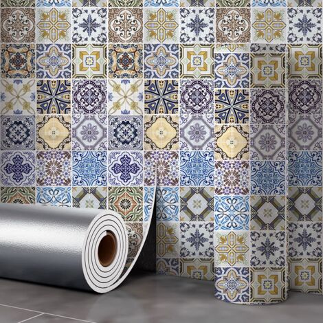 Carta da parati autoadesiva effetto marmo, carta da parati decorativa impermeabile adatta per cucine, bagni, ecc. 40 cm x 3 m (1 rotolo)