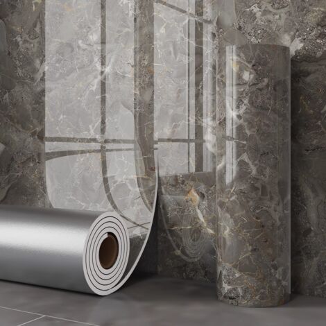 Vinilo autoadhesivo efecto mármol para pared, papel pintado decorativo impermeable para cocinas, baños, etc. 60 cm x 3 m (1 rollo) (1/5)
