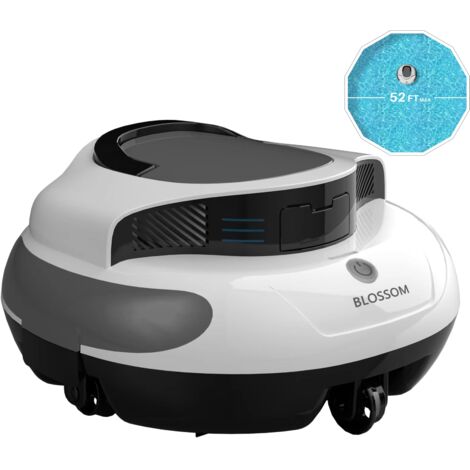 Robot limpiafondos inalámbrico para piscinas, batería recargable de 5000 mAh, resistente al agua (IPX8), aspiradora robótica para piscinas elevadas. (1/5)