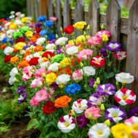 2000 semillas mixtas de lisianthus, aptas para plantar al aire libre, perennes, con flores,para jardines y como plantas ornamentales de interior