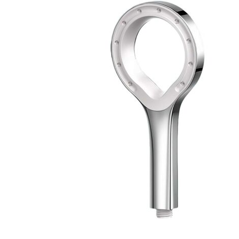 High-pressure shower head with heart-shaped ring, bathroom faucet accessories (1/5)