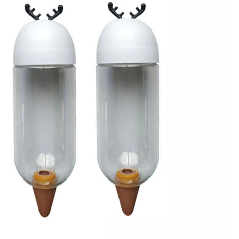 2-piece 500ml automatic watering system, self-watering drip irrigation for indoor gardens, flower and plant watering, spike and dripper device (1/5)