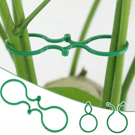 100 Pieces Vine Strapping Clips Plant Climbing Wall Fixture Clips Grouped Plant Support Upright Growth Support Garden Tool (1/5)