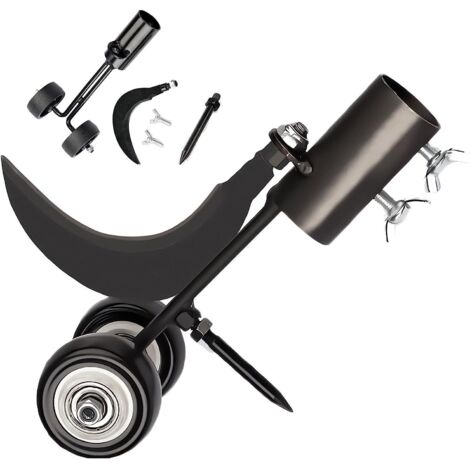 Crevice weeding tools with wheels, standing weeding tools for garden, patio, yard, lawn, sidewalk, walkways (2 in 1) (1/5)