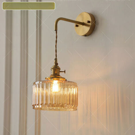 Contemporary Wall Sconce E27 220V, 100 cm Pull Chain, Versatile Lighting for Bedside, Bar and Entrance Area (Bulb Not Included) (1/5)