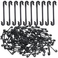 300PCS Vine Ties, Attached Loop Hooks, Vegetable Grafting Clips, Plant Strapping Clips for Greenhouse Garden Supplies