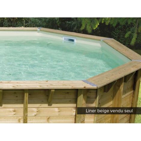 Liner de remplacement piscine bois Ubbink 3 épaisseurs - 3 coloris - multiples dimensions   Liner 75/100ème