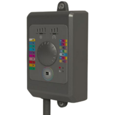 Ccei – Contrôleur LED pour piscine – Connectivité Wi-Fi et Bluetooth – 12 couleurs fixes – 7 séquences personnalisables – Puissance 120W