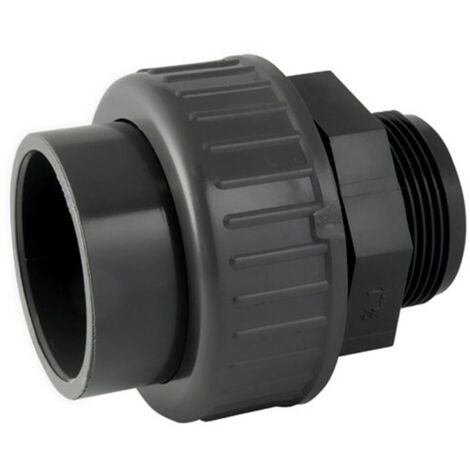 Raccord d'évacuation PVC pression mixte FM Ø63 mm – Connexion durable pour systèmes de plomberie – Pression maxi 16 bars