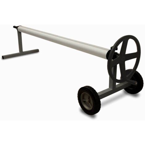 Kokido – Enrouleur de bâche de piscine 80mm x 150cm – Axe en aluminium léger – Molette ergonomique – Stabilité sur surfaces compatibles