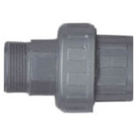 Raccord union mixte 3 pièces PVC – Femelle à coller x mâle à visser – Joint NBR PLIMAT – Résistant aux UV et produits chimiques – Sorodist