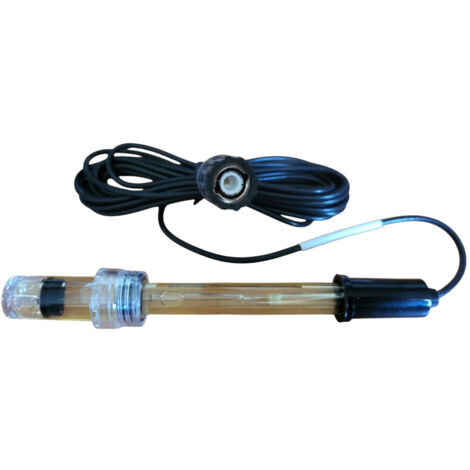 Sonde pH pour analyse de l'eau de piscine – Double électrode (verre + référence) – Compatible régulateurs Pool Technologie – Amber 1 an garantie (1/2)