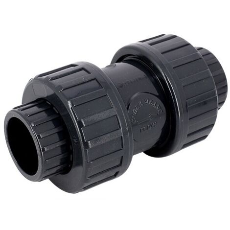 Clapet anti-retour PVC pression à coller – Ressort inox – Diamètre 50mm – Pression nominale 16 bars – Pour installations sous pression