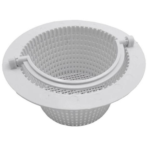 Skimmer de piscine bois 8,5 cm – Panier PVC compatible piscines Ubbink – Diamètre haut 16,3 cm, bas 10 cm (1/2)
