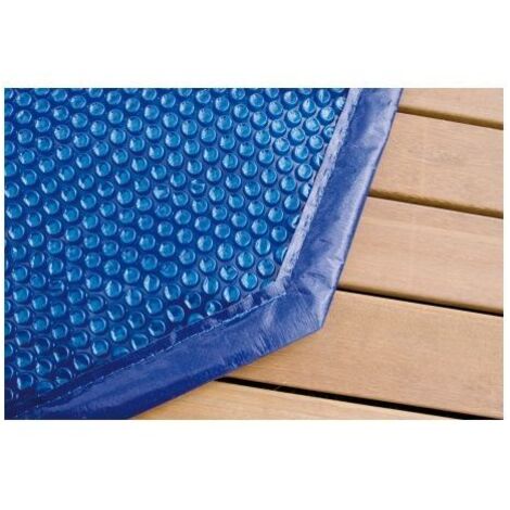 Couverture solaire à bulles bordée Ubbink piscine Ubbink 400x550cm