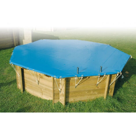Bâche hivernage piscine octogonale Ubbink  450 cm