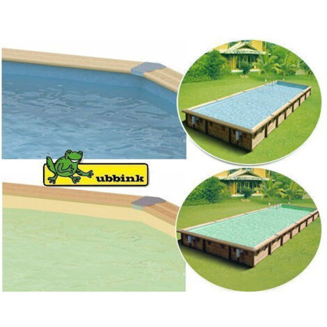 Liner de remplacement piscine bois Ubbink 3 épaisseurs - 3 coloris - multiples dimensions   Liner 75/100ème