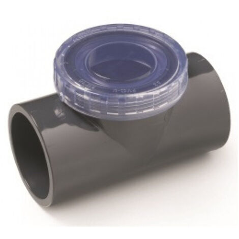 Clapet à battant en ''T'' à bouchon transparent Unité 50mm Unité (1/4)