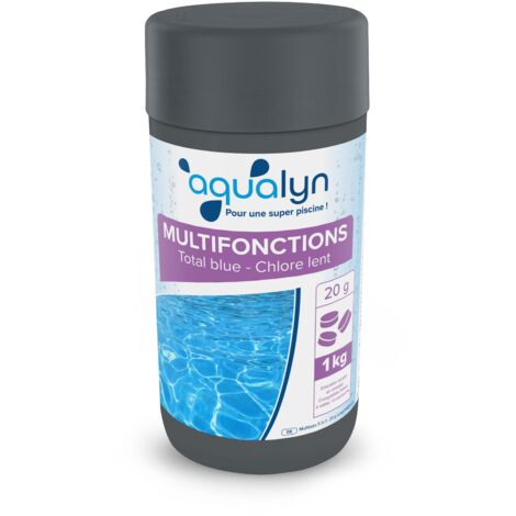 Chlore multifonction en pastilles 20 g pot 1 kg Aqualyn Unité