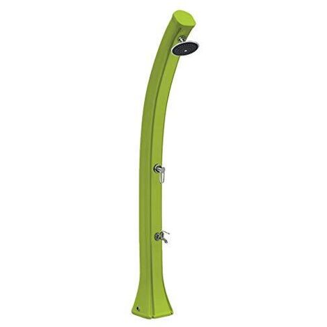 Poolstar – Douche solaire 44L en polyéthylène HD – Hauteur 229 cm – Raccord simple sur tuyau d'arrosage – Pommeau orientable et mitigeur