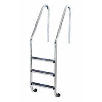 Échelle de piscine inox 3, 4 ou 5 marches – Acier inoxydable haute qualité – Marches antidérapantes – Tubes ergonomiques – Flexinox