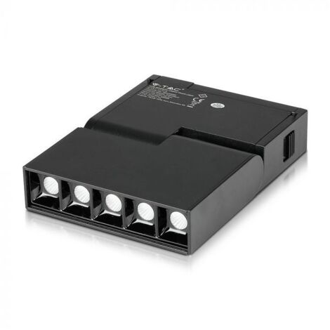 V-TAC PRO VT-4210 Projecteur linéaire magnétique à LED 10W 3000K 30° CRI≥90 UGR19 corps noir IP20 - sku 7962 (1/5)