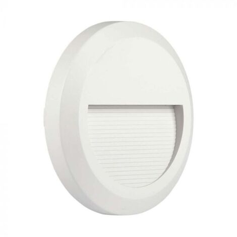 Balise Murale Extérieure LED D150 2W IP65 Blanche V-TAC VT-1142 (1/5)