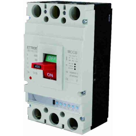 ETTROIT Disjoncteur automatique à boîtier moulé 3P avec rayon réglable 160-400 A, 50 kA (modèle JX14322400) (1/3)