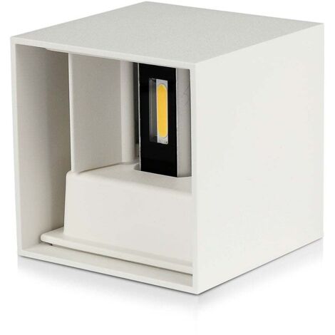 V-TAC VT-759-12 Applique du jardin LED 12W corps aluminium blanc IP65 blanc neutre 4000K - sku 8528 (1/5)