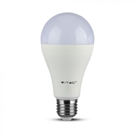 V-tac 161 ampoule led E27 15W 1250lm 6000k A65 blanc froid Chip Samsung