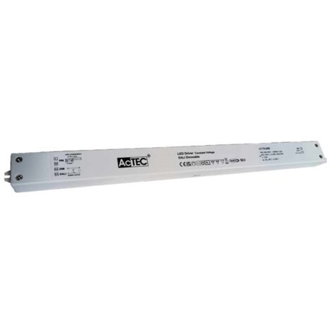 Alimentatore Dimmerabile DALI2 PUSH Pulsante 24V 75W Super Slim 400X32X21,6mm (1/3)