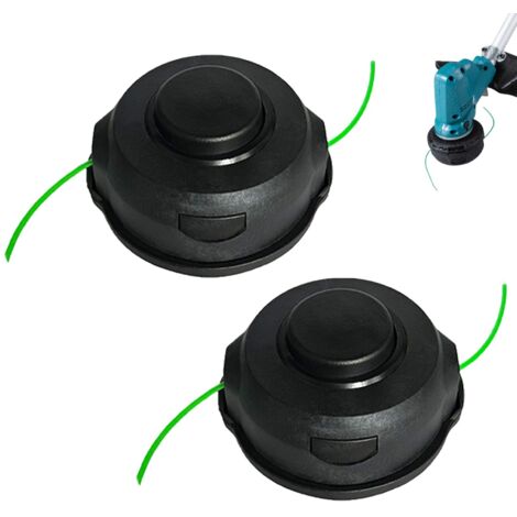 Paquet de 2 têtes de coupe 198893-8 pour Makita DUR191L/UJ - M10x1,25