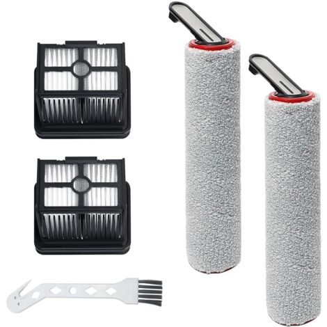 Kit Dreame H12/H15 Pro, 2 brosses à rouleau, 2 filtres HEPA, 1 outil