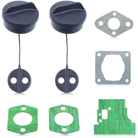 Bouchon de réservoir de carburant avec Jeu de joints pour Stihl FS38 FS45 FS46 FS48 FS52 FS55 FS56 FS62 FS72 FS75 FS76 FS80 FS81 FS85 FS88 débroussailleuse remplace 4128-350-0505 (1/4)