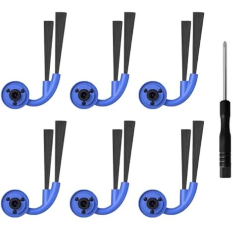 6 Pièces brosses Latérales Accessoires pour Ecovacs Deebot X9 Pro Omni, X11 Pro Omni, X11 Pro Omni Piezas de Repuesto para Spazzole Laterali, X11 Pro Omni Accesorios (1/5)