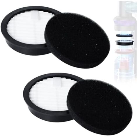 Filtre Hepa de rechange pour aspirateur sans fil Laresar Elite 3, 2 filtres, 2 éponges, durable et lavable (1/5)