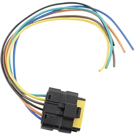 Kit de réparation de faisceau de feu arrière, 28cm prise femelle de connecteur de faisceau à 6 broches compatible avec Clio MK3