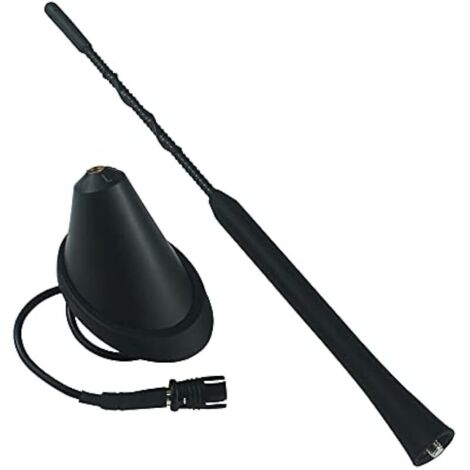 A282 Antenne de Voiture 18cm Raku 2 Amplificateur Antenne Radio de Toit pour VW Golf 4 5 6 7 Passat Lupo Polo 6R Audi A6 Opel Corsa Astra Ford Focus Seat Skoda (1/5)